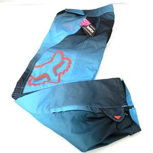Fox Racing Switch Zip Off Motocross Racing Pants Size 3/4 Blue and Black